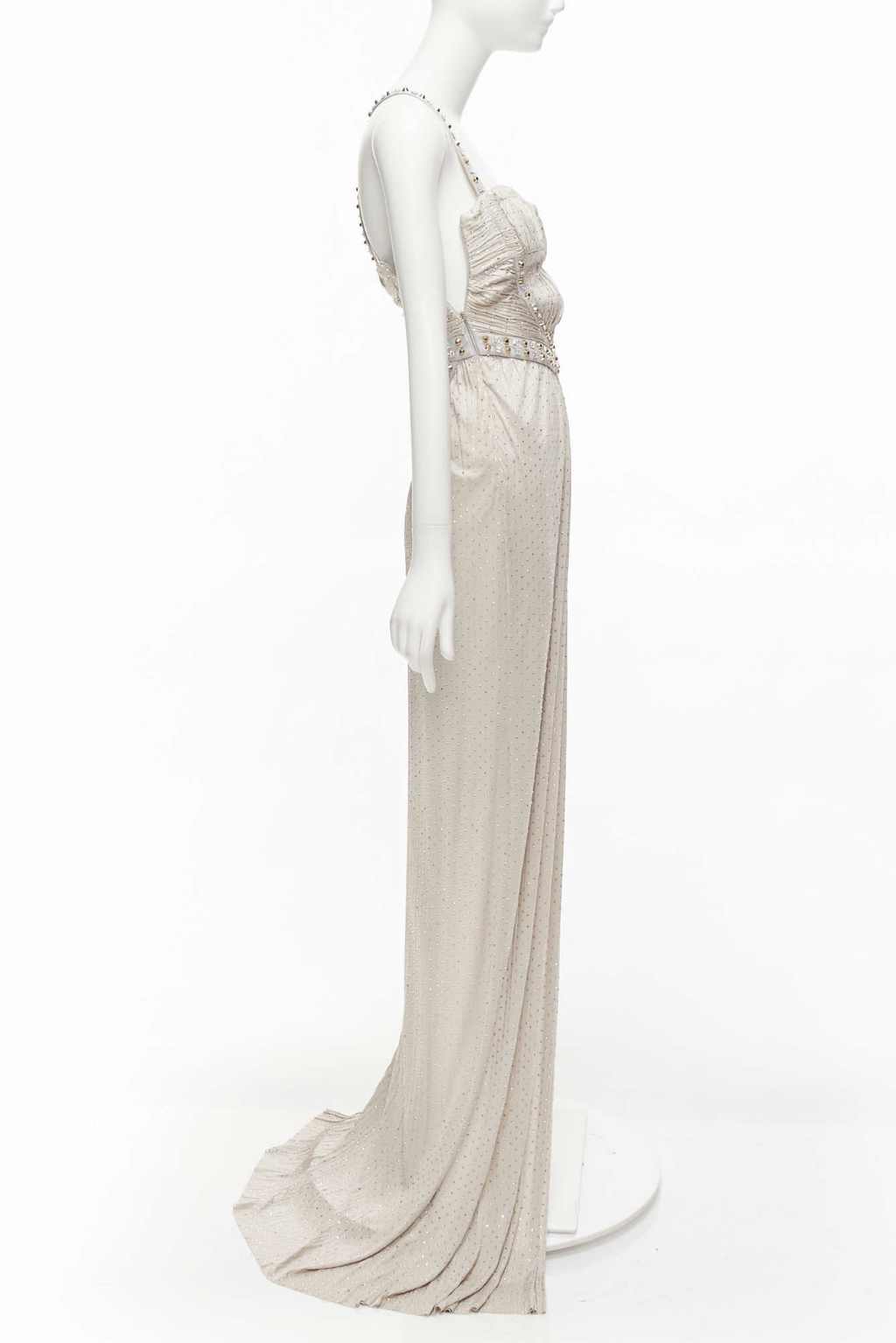 Versace Crystal Harness Dress - 4