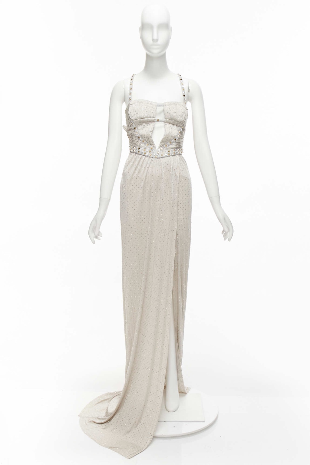 Versace Crystal Harness Dress - Image 13