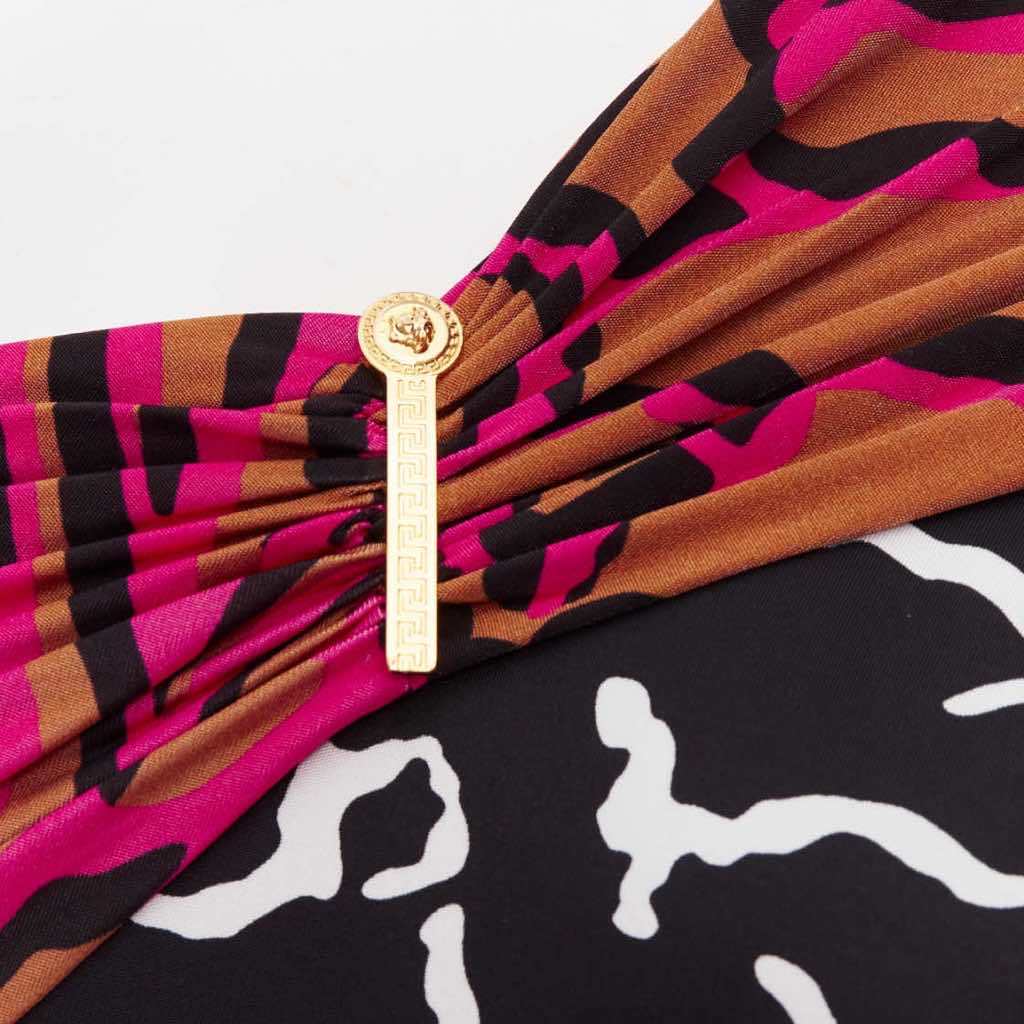 Versace Giraffe Wiggle Dress - Back view