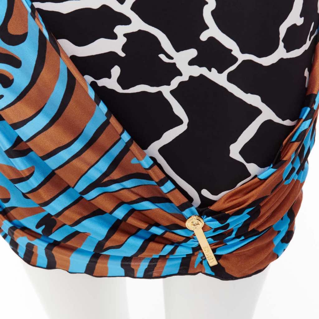 Versace Giraffe Wiggle Dress - Image 10