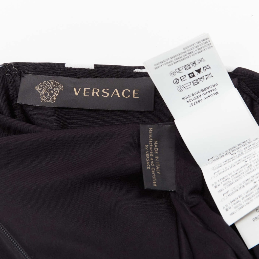 Versace Giraffe Wiggle Dress - Image 11