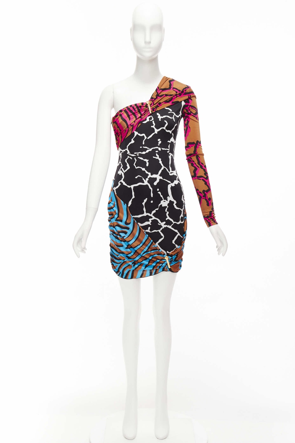 Versace Giraffe Wiggle Dress - Image 12