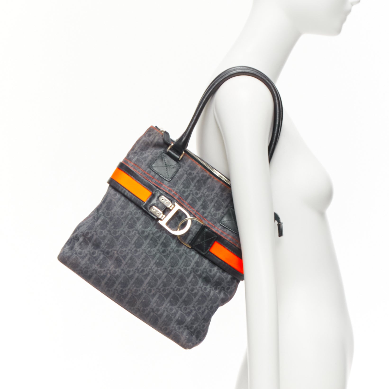 Christian Dior Flight Oblique Tote - Back view