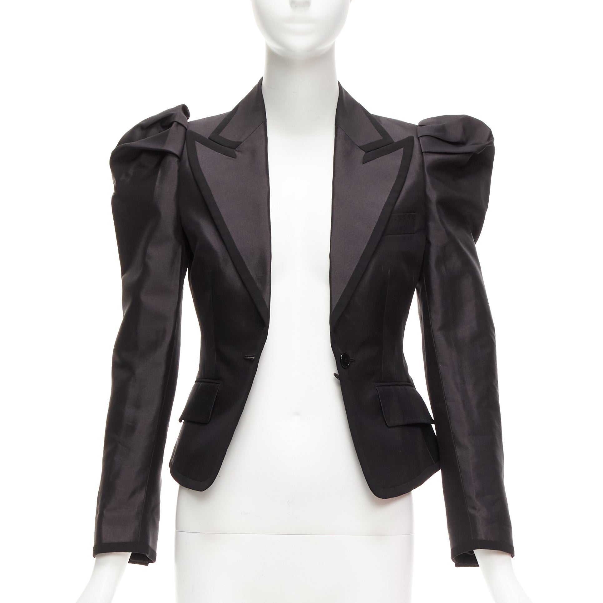 Dolce & Gabbana Silk Princess Blazer - Image 6