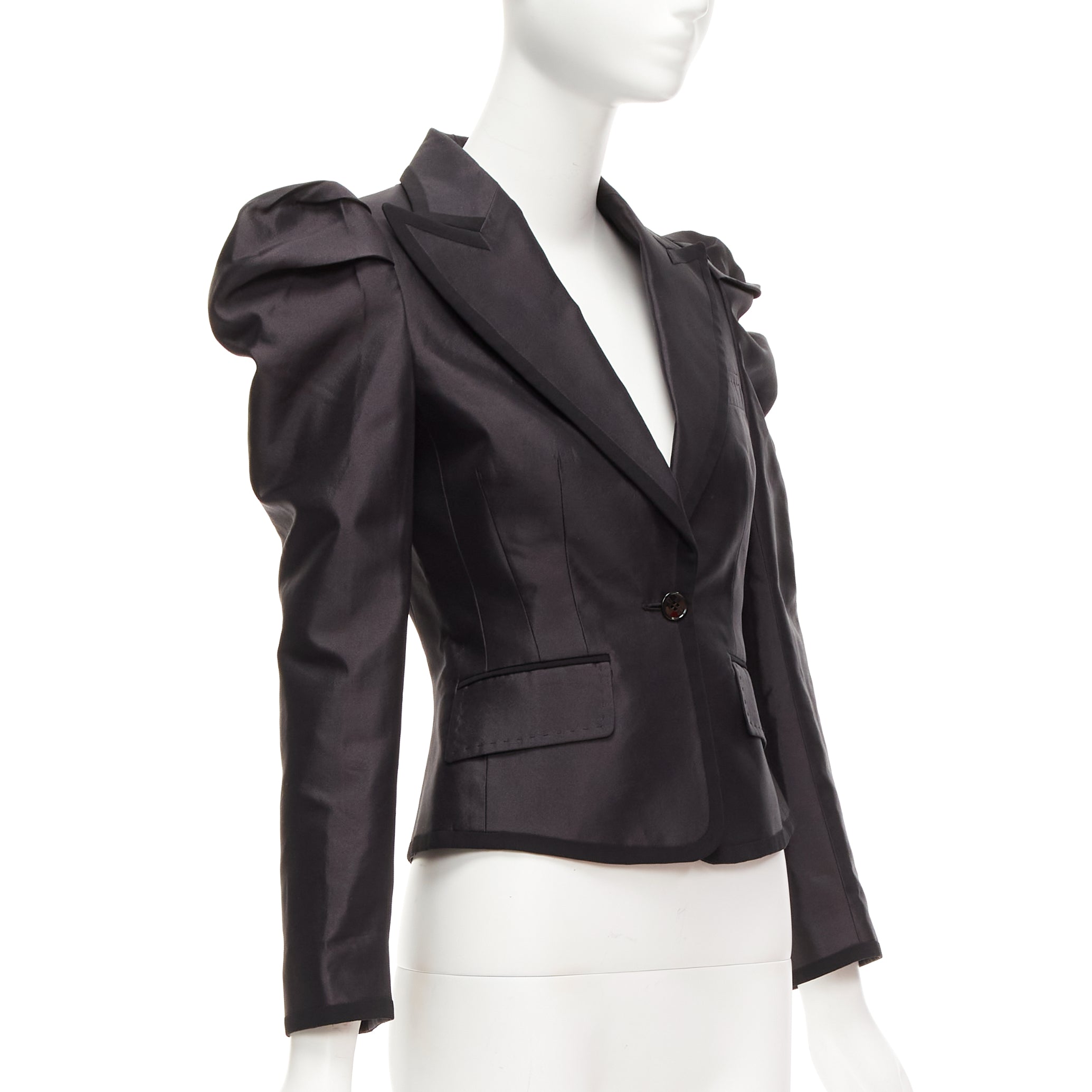 Dolce & Gabbana Silk Princess Blazer - 4