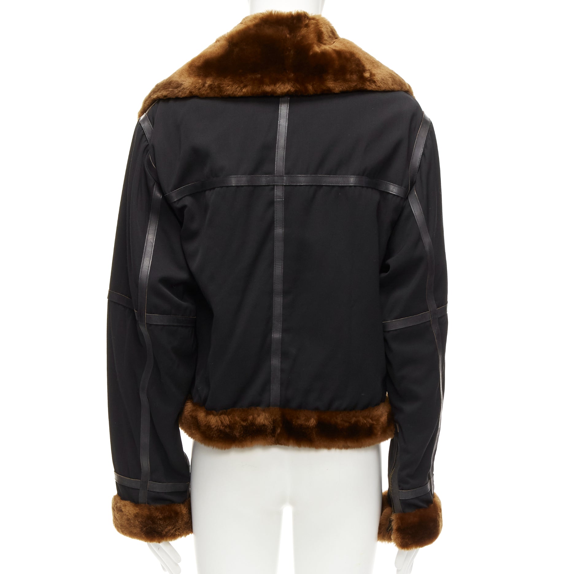 Jean Paul Gaultier Black Aviator Jacket - Detail 1