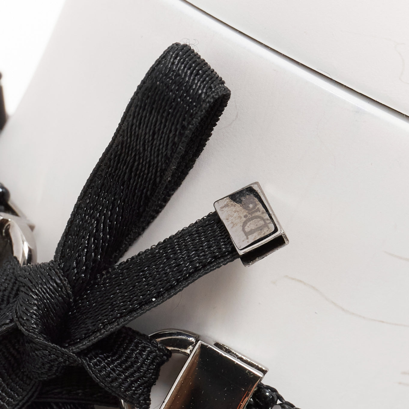 Dior Black Beaded Corset Bracelet - 4