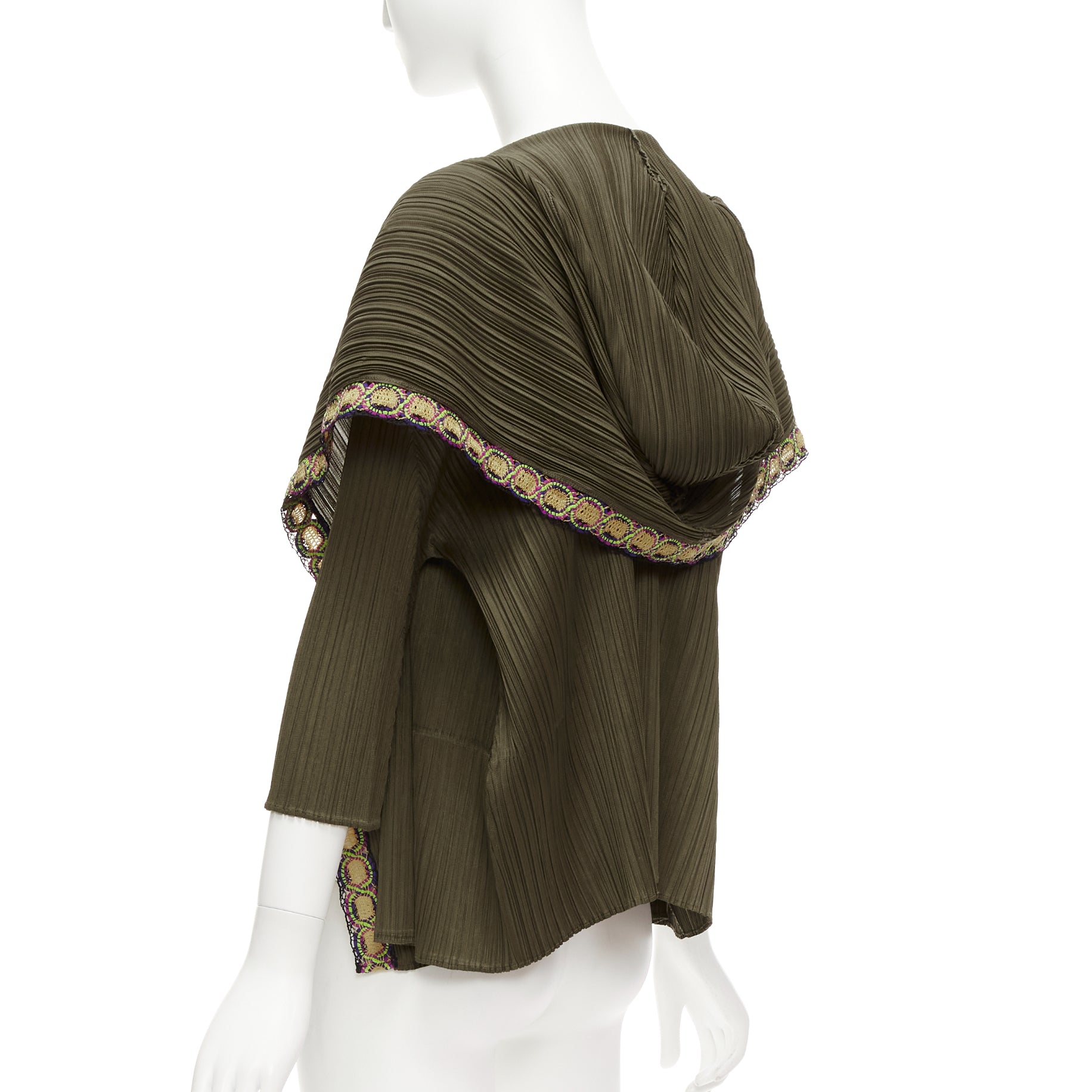 Issey Miyake Applique Hooded Jacket - Detail 1