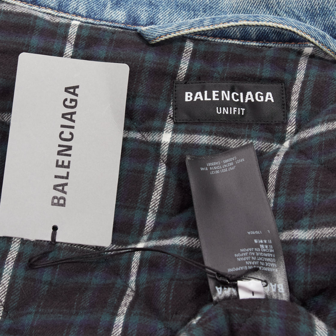 Balenciaga Washed Denim Deconstructed Jacket - Image 10
