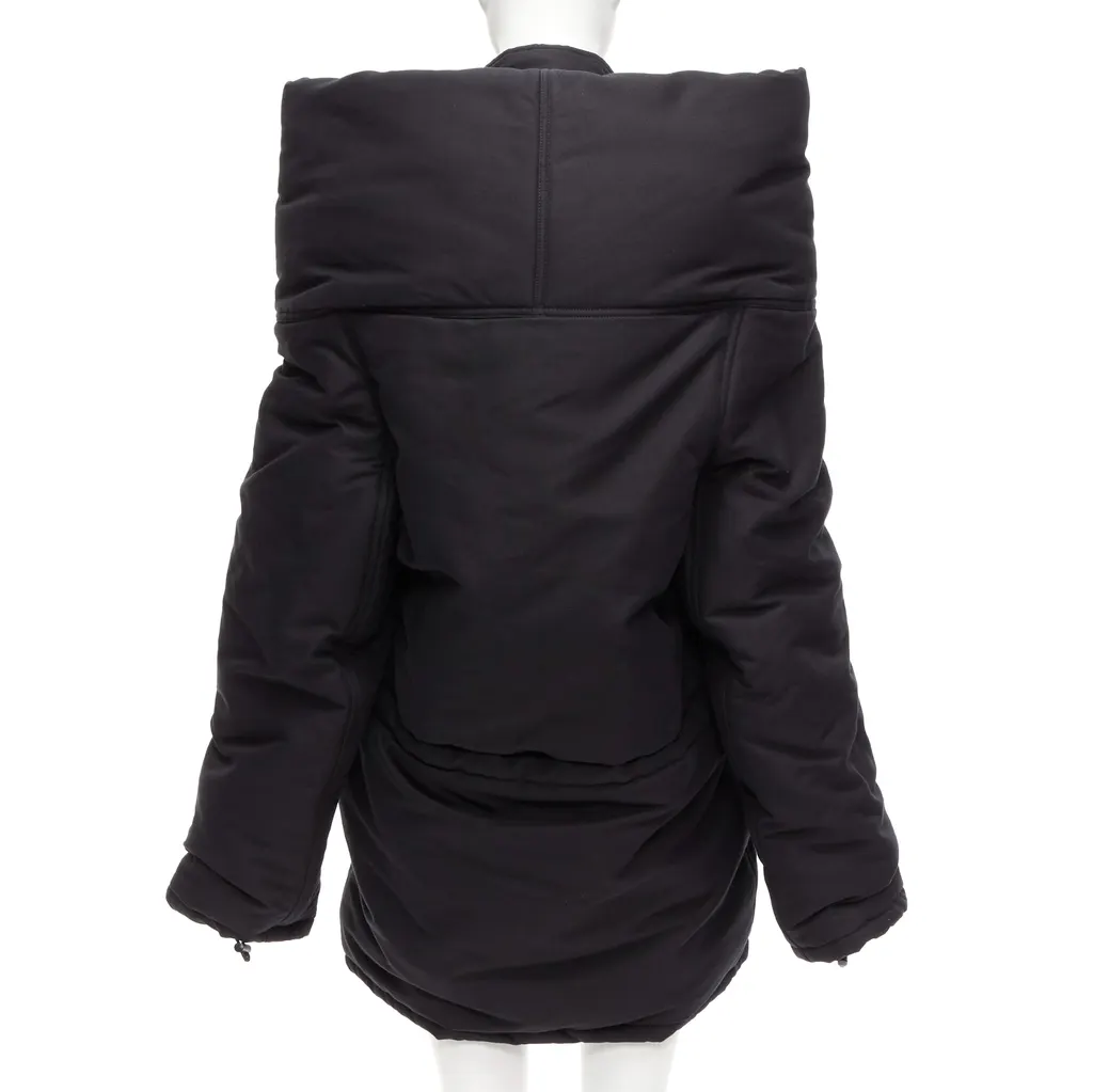 Balenciaga CB Parka 681495 Black Polyamide Never worn - Box View