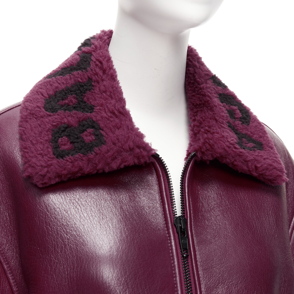 Balenciaga Shearling Bombardier - Back view