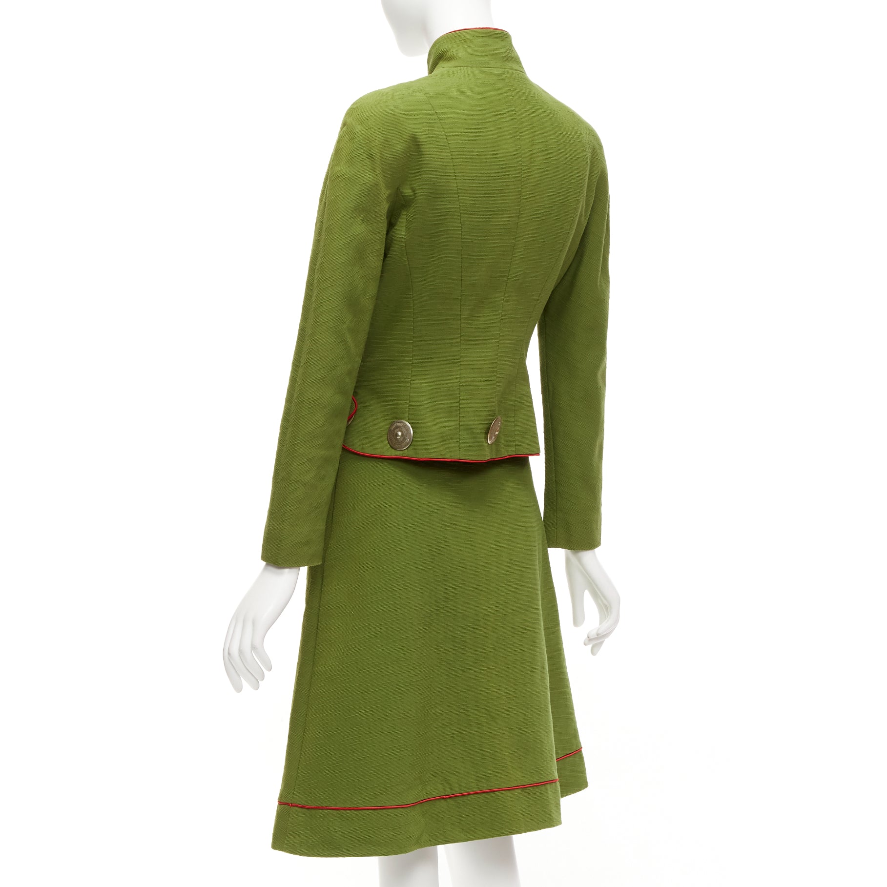 Dior Green Skirt Suit - Detail 2