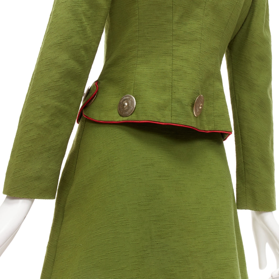 Dior Green Skirt Suit - Image 14