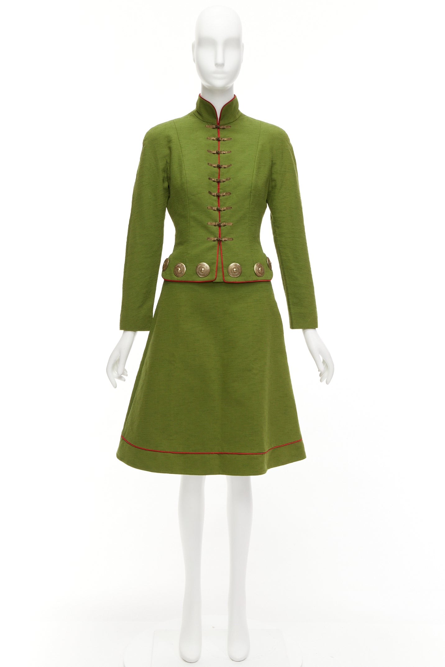Dior Green Skirt Suit - Image 16