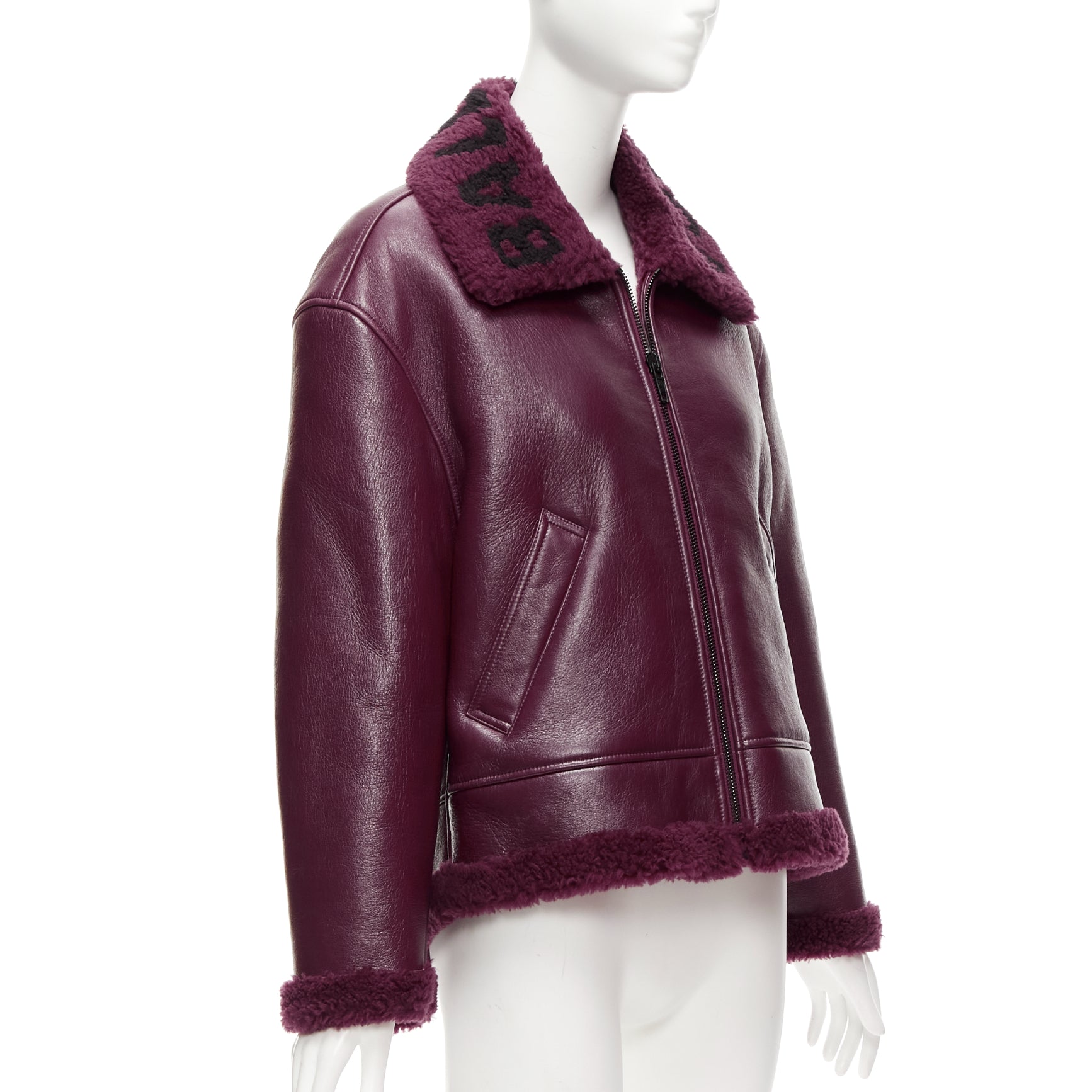 Balenciaga Shearling Biker Jacket - 4