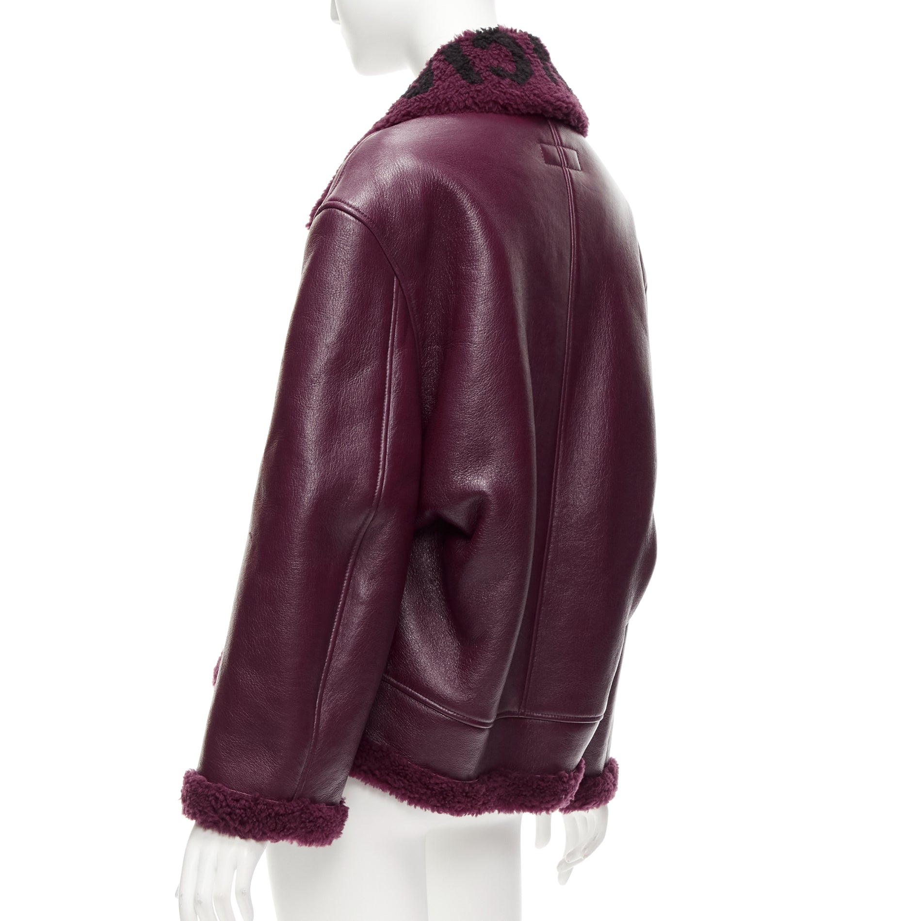 Balenciaga Shearling Biker Jacket - Detail 2