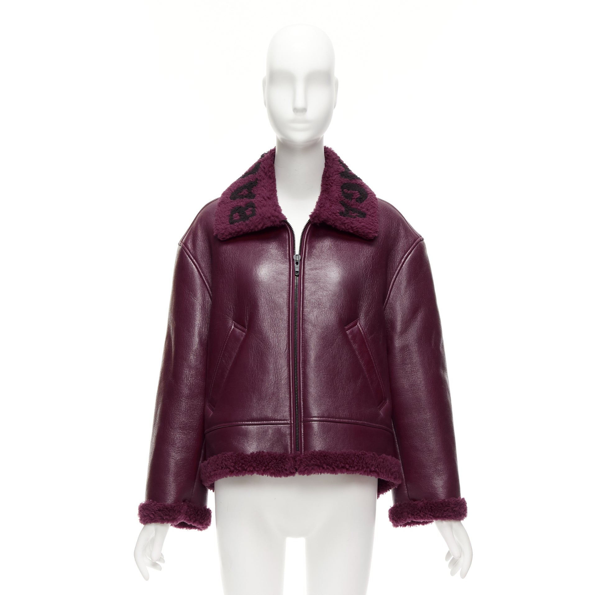 Balenciaga Shearling Biker Jacket - Image 11
