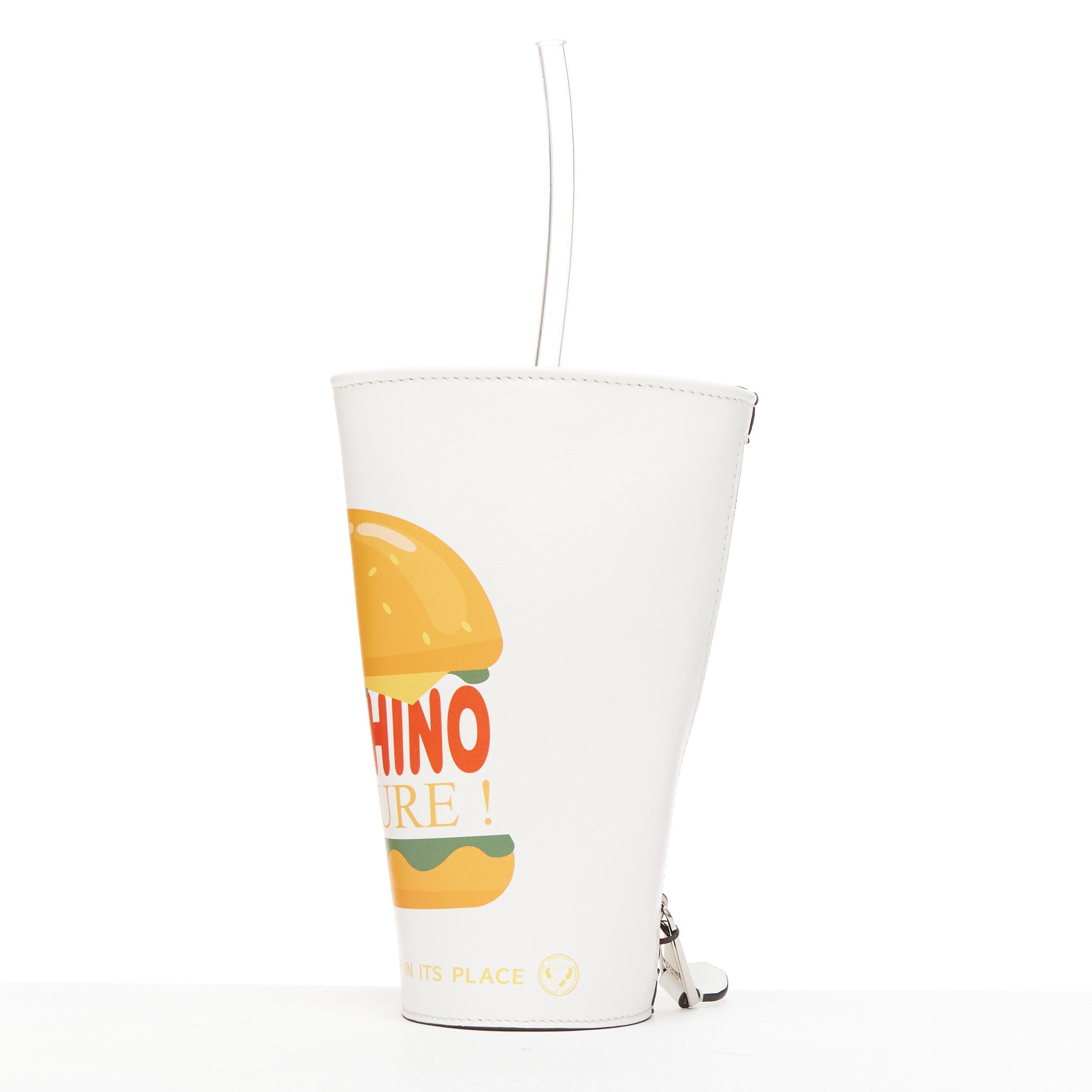 Moschino Burger Logo - Side view