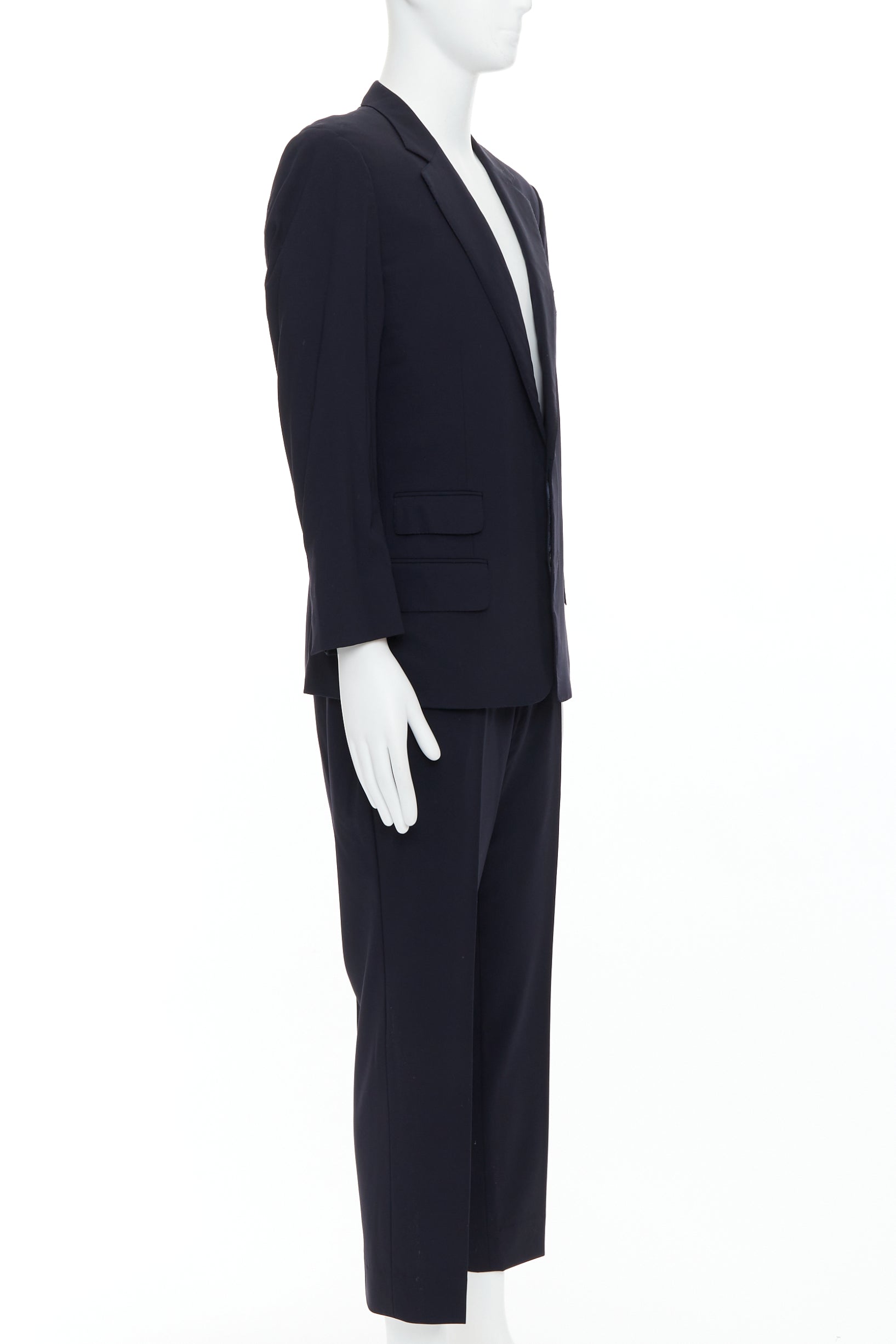 Gucci Navy GG Monogram Blazer - Image 6