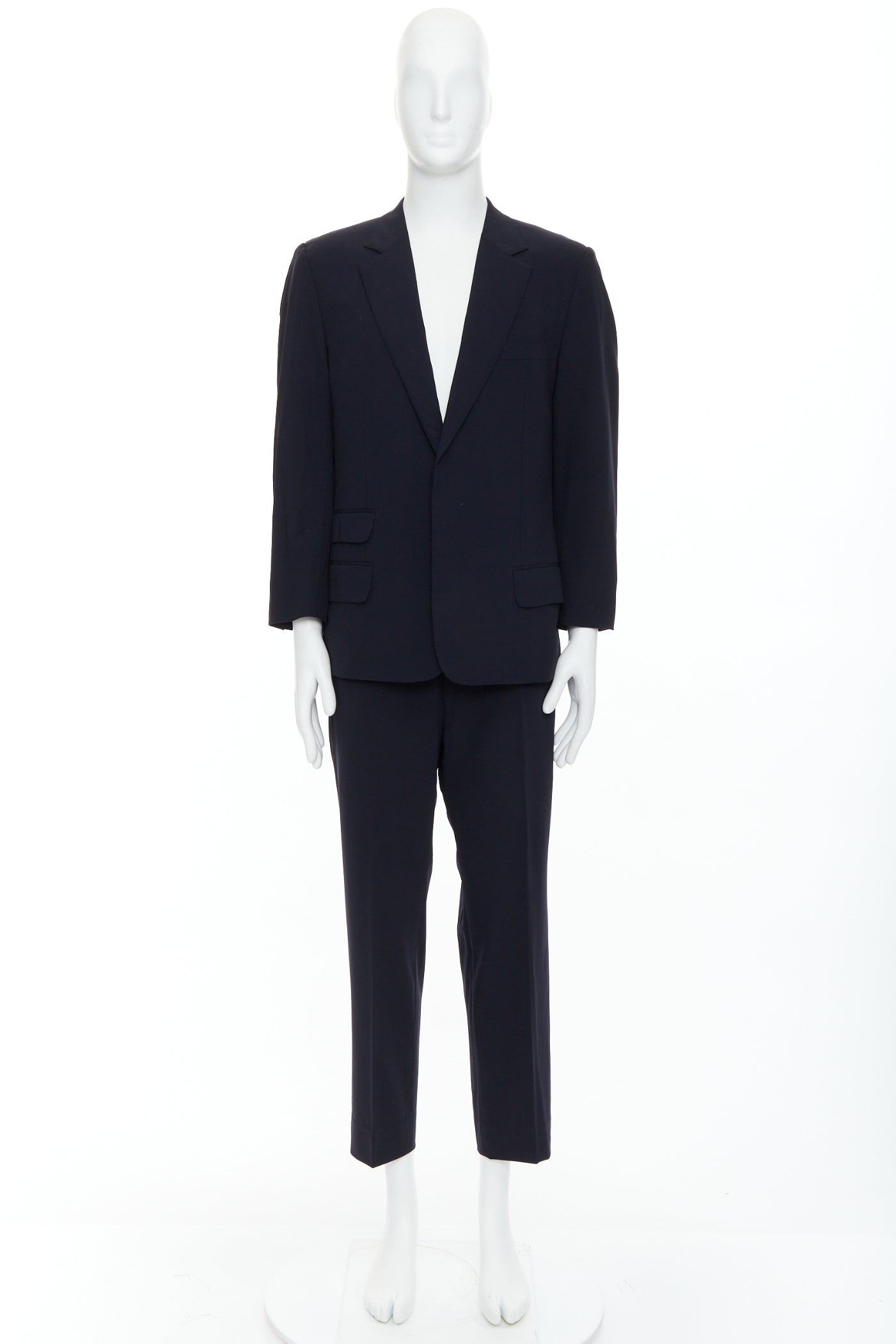 Gucci Navy GG Monogram Blazer - Image 14
