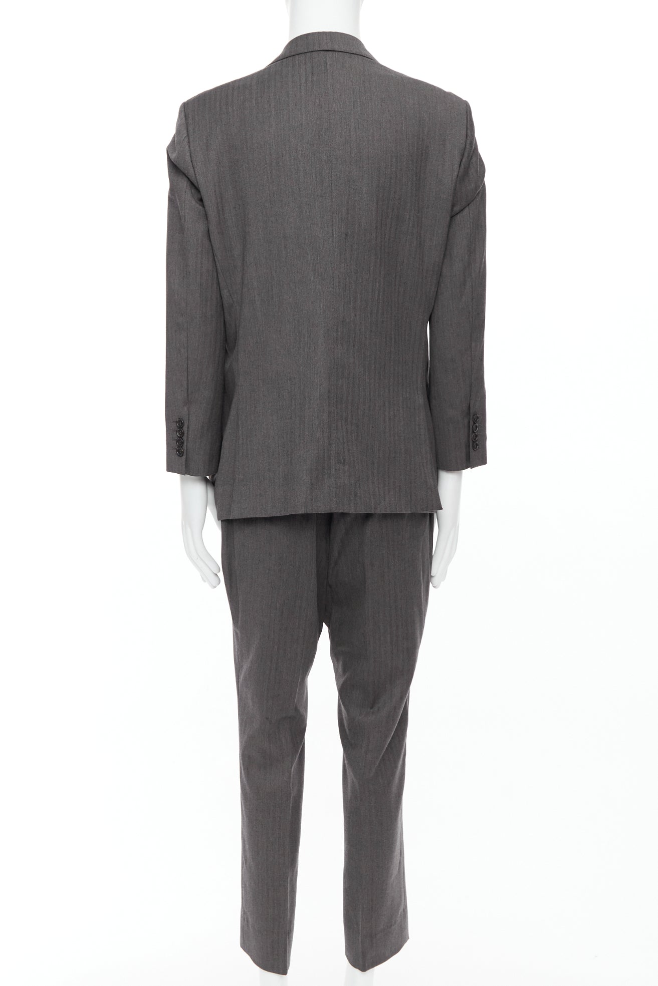 Gucci Grey Cropped Sleeve Suit - Side view