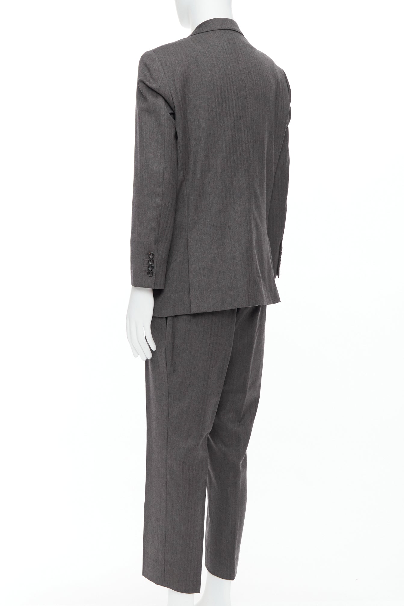 Gucci Grey Cropped Sleeve Suit - Detail 1