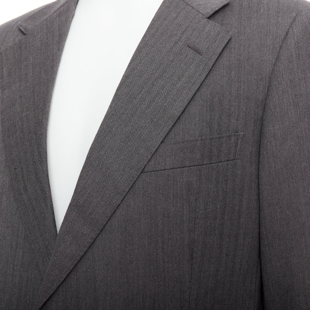 Gucci Grey Cropped Sleeve Suit - Detail 2