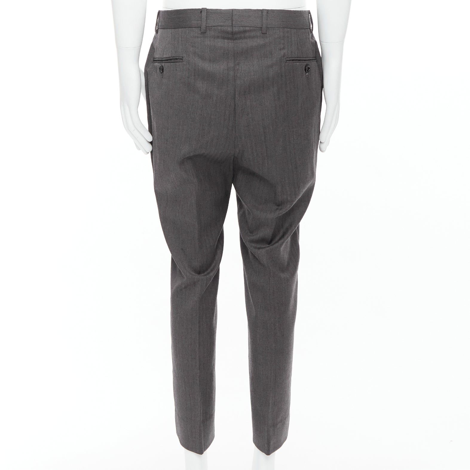 Gucci Grey Cropped Sleeve Suit - Image 12