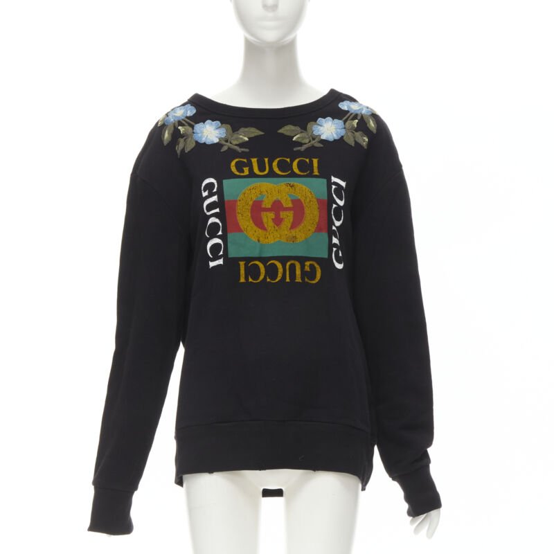 Gucci Floral Studded Sweatshirt