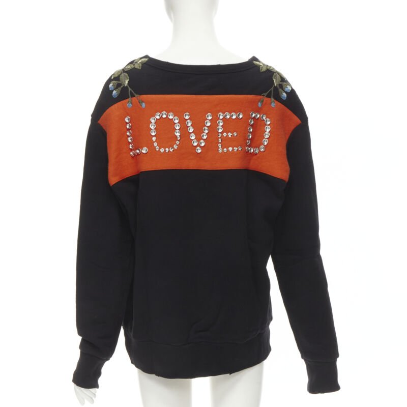 Gucci Floral Studded Sweatshirt - Back view