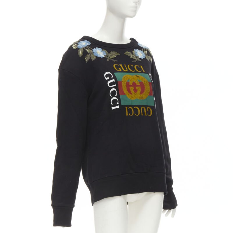 Gucci Floral Studded Sweatshirt - Image 6