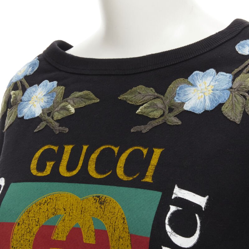 Gucci Floral Studded Sweatshirt - Detail 1