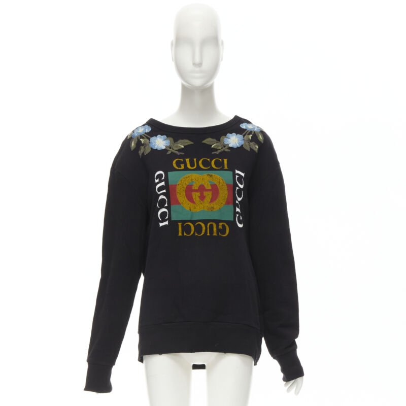 Gucci Floral Studded Sweatshirt - Image 11