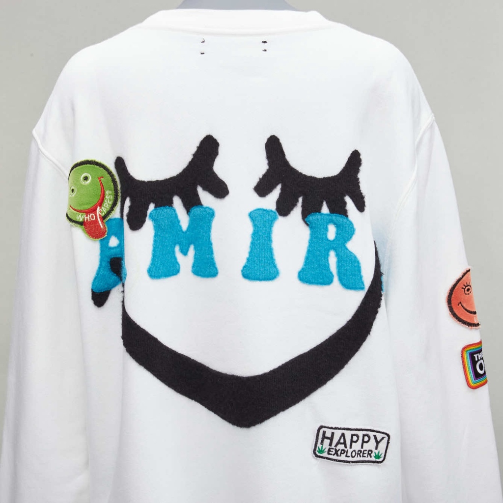 Amiri Badge Smiley Hoodie - Detail 1