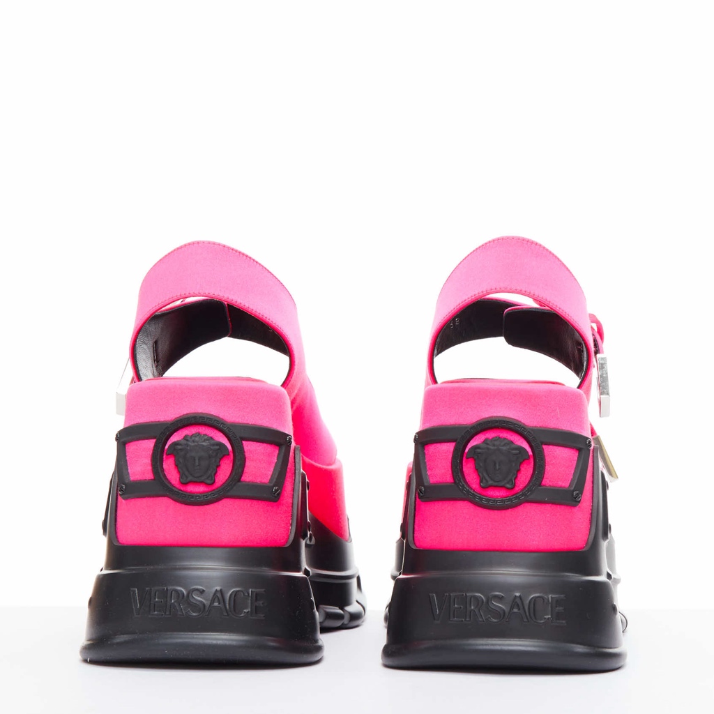 Versace Anthem Pink Sandals - Side view