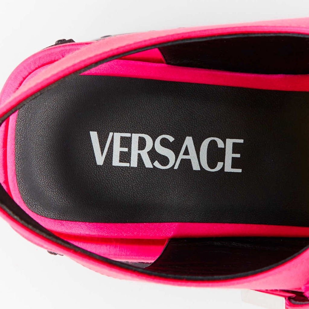 Versace Anthem Pink Sandals - Image 12