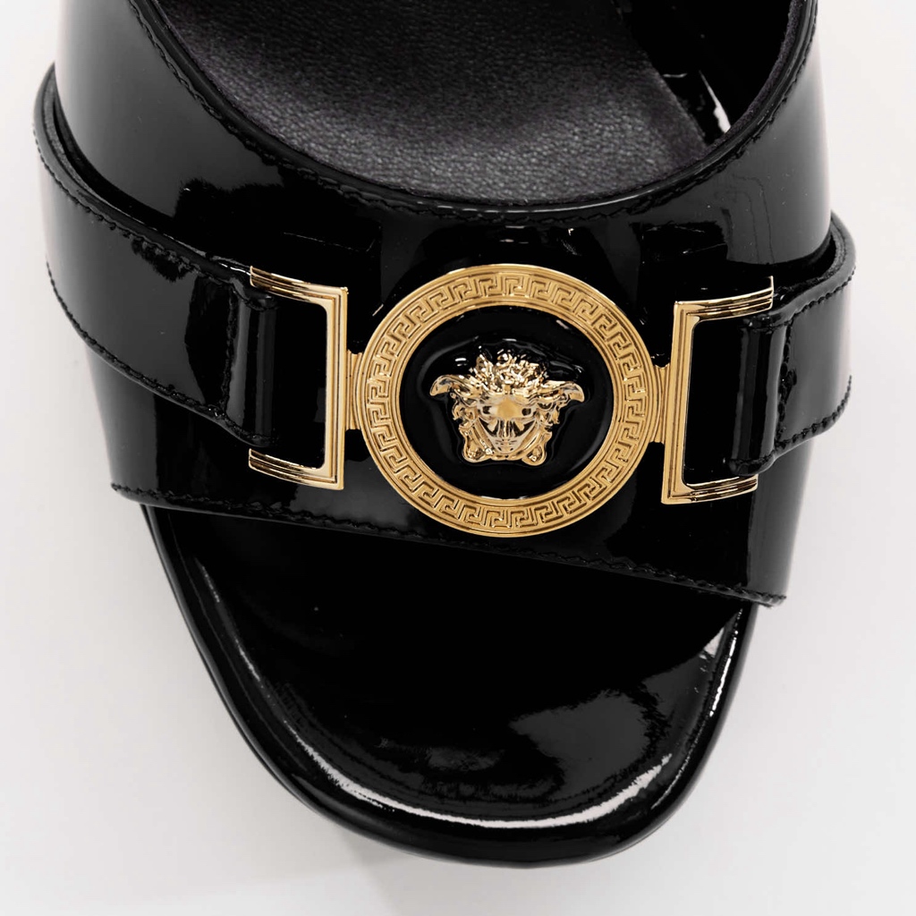 Versace Tribute Black Sandals - Detail 1