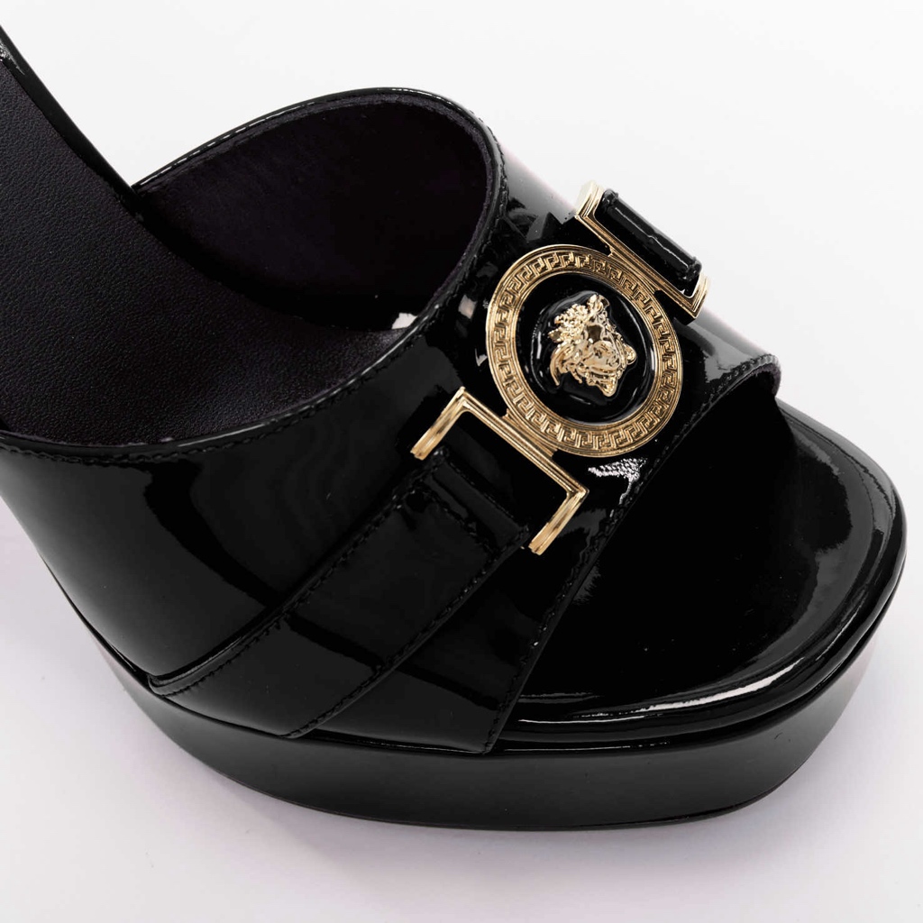 Versace Tribute Black Sandals - Detail 2