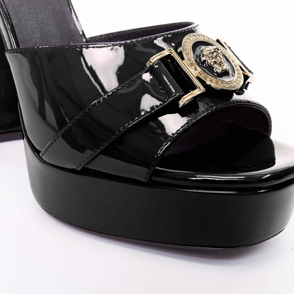 Versace Tribute Black Sandals - Image 10
