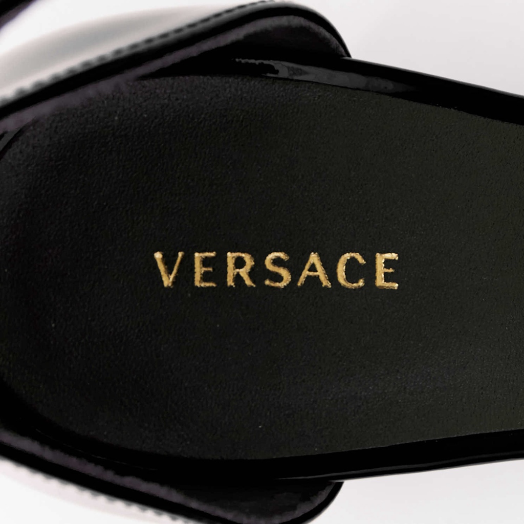 Versace Tribute Black Sandals - Image 14