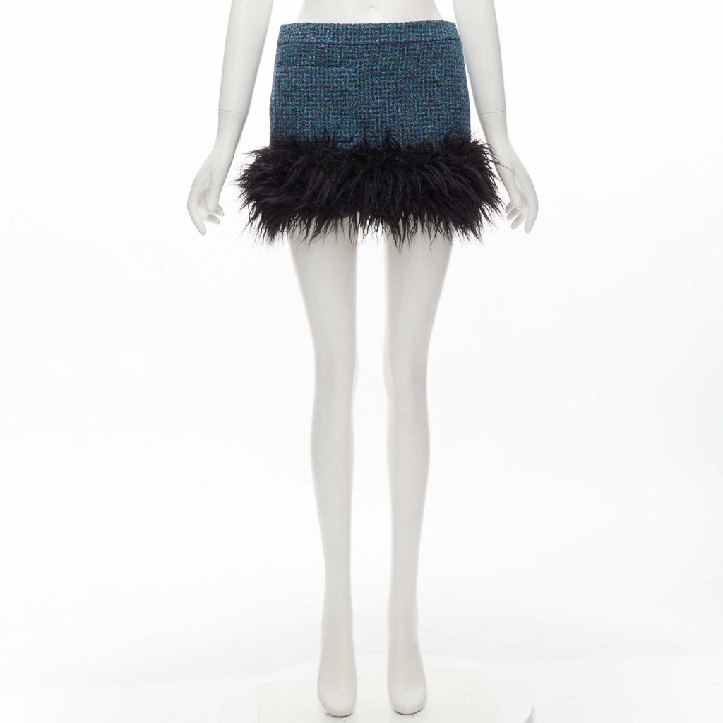 Saint Laurent Trim Tweed Skirt - Image 10