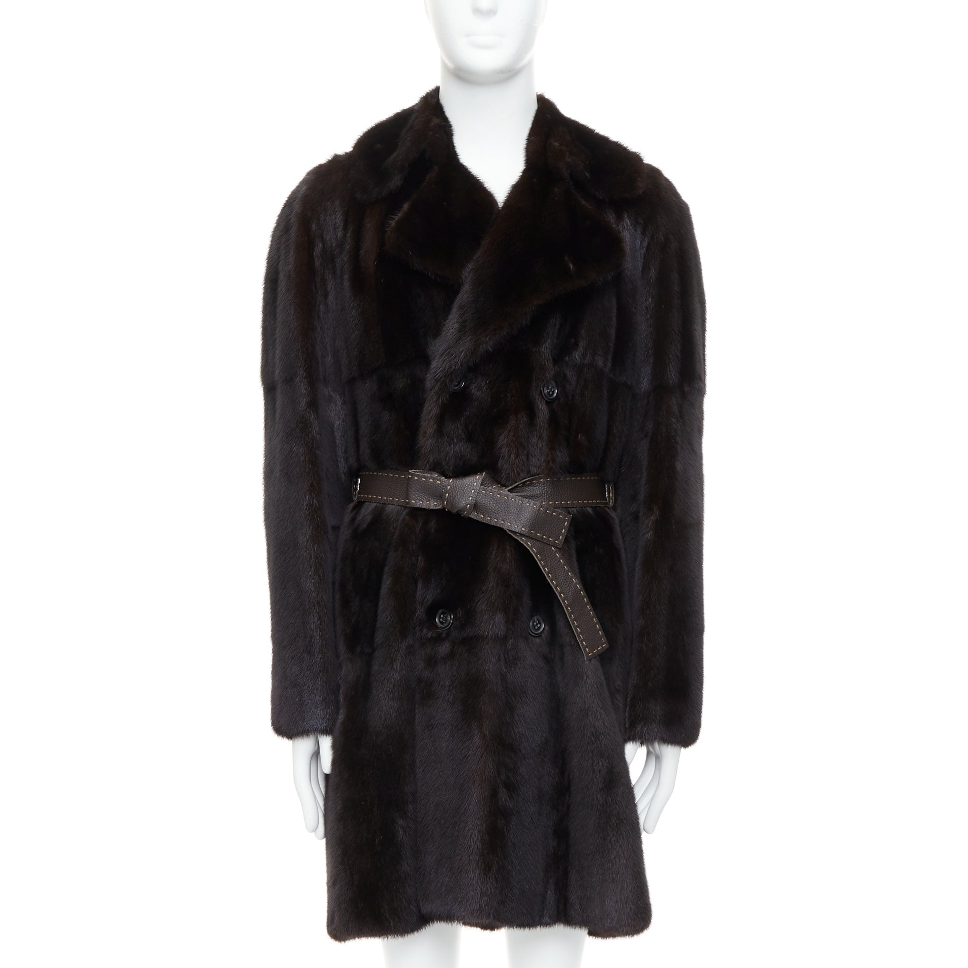 Fendi Selleria fur coat - Back view