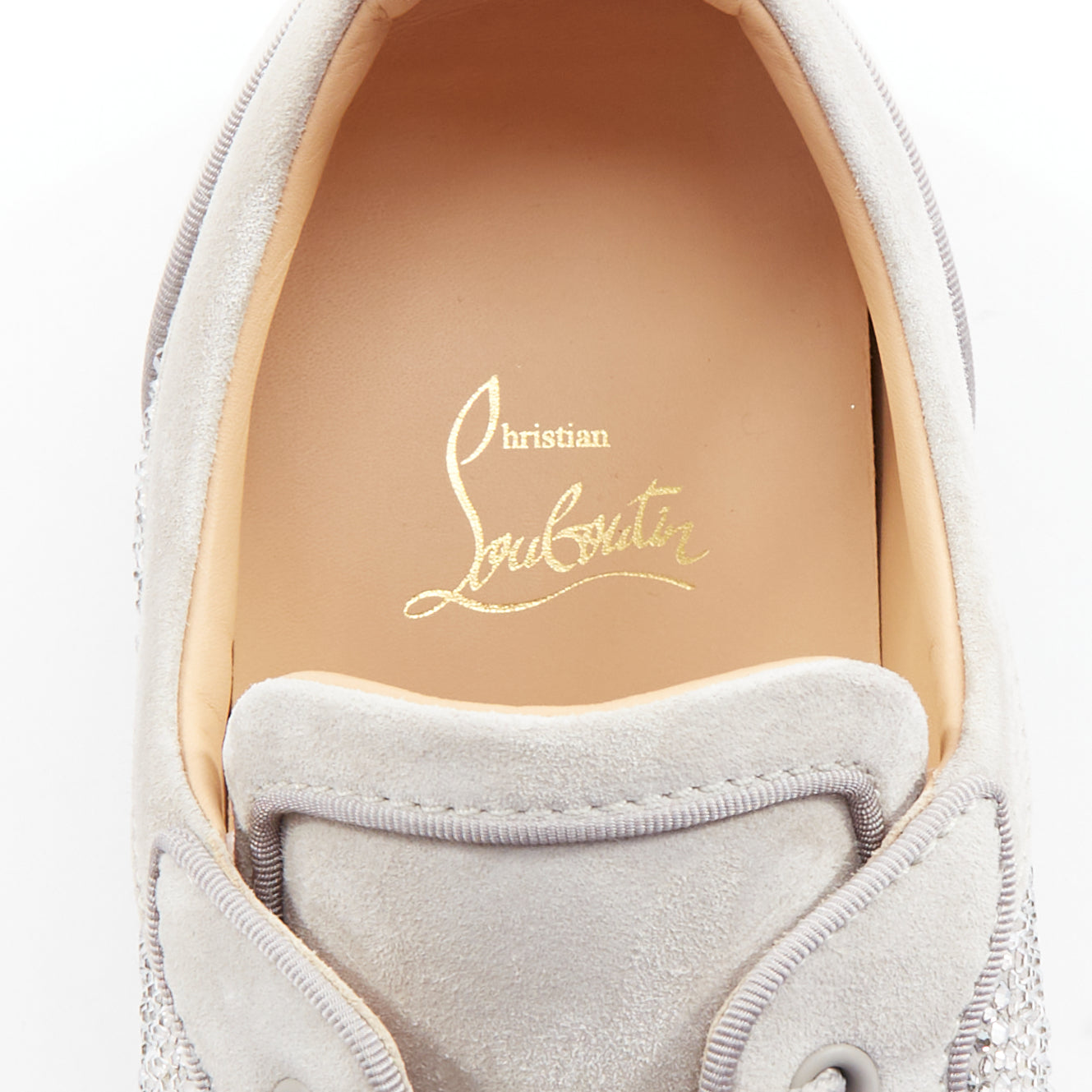 Christian Louboutin Louis Junior Strass Flat - Image 11