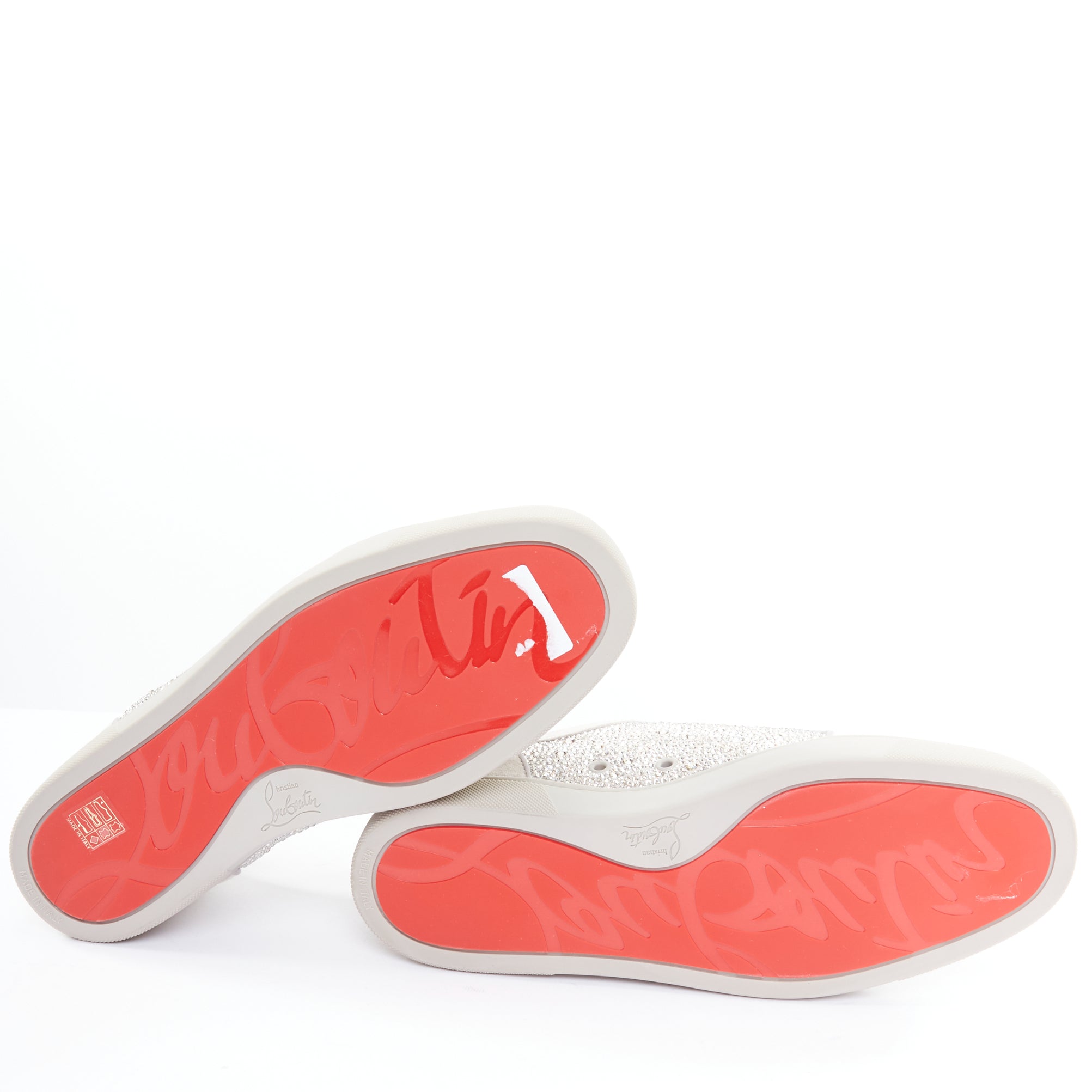 Christian Louboutin Louis Junior Strass Flat - Image 13