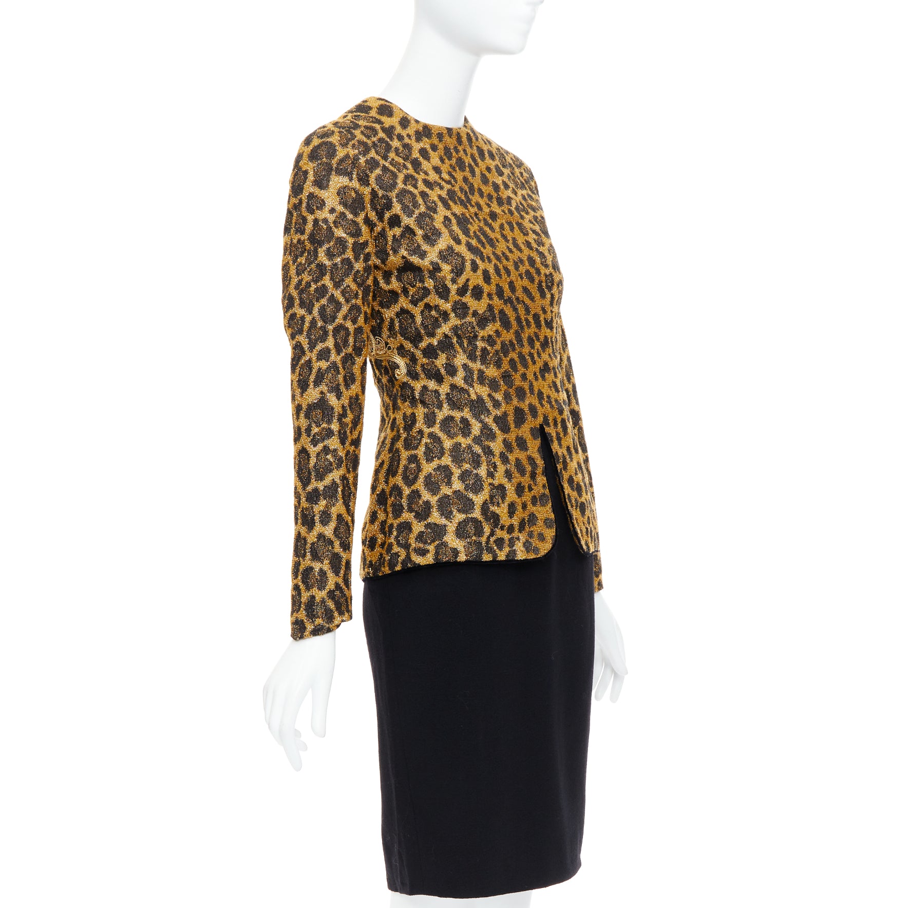 Christian Dior Leopard Sheer Dress - Image 6
