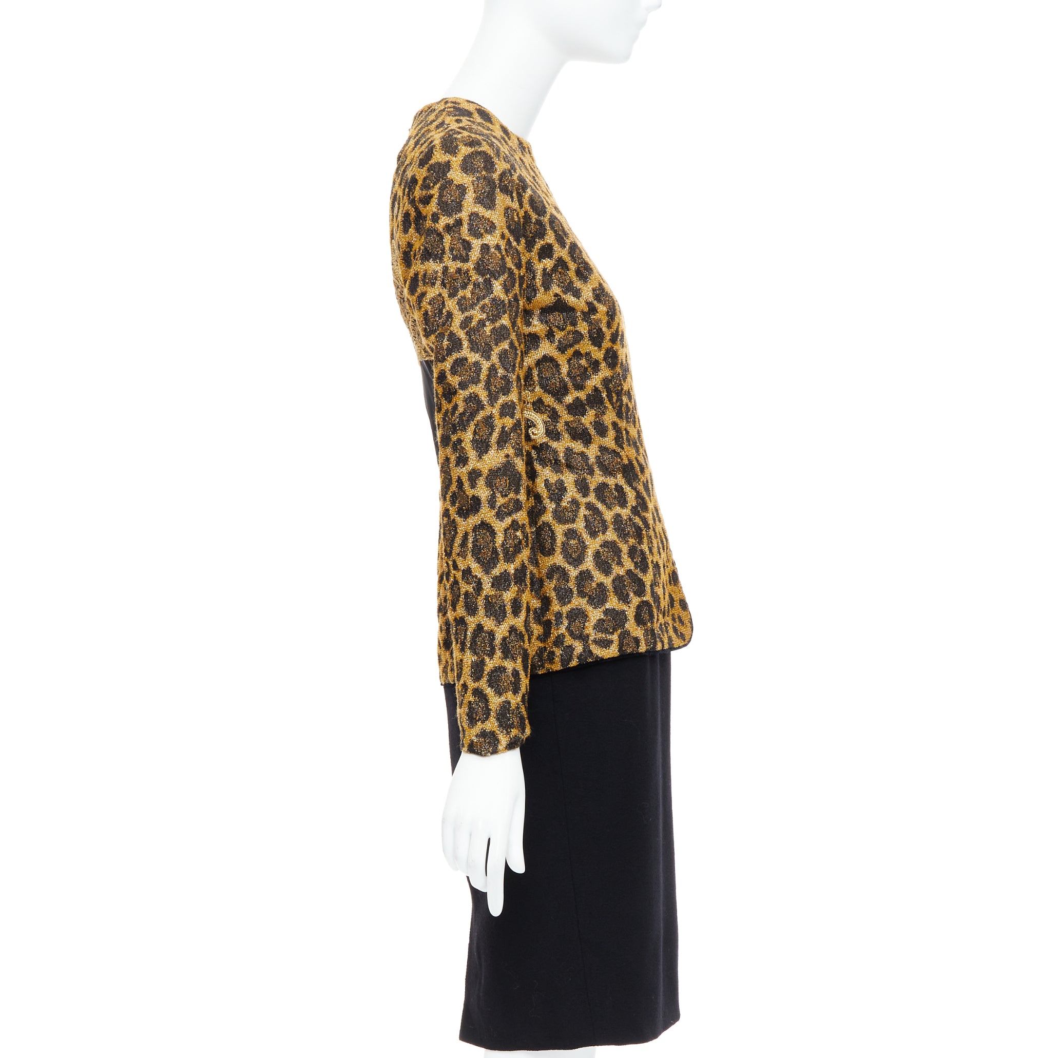 Christian Dior Leopard Sheer Dress - 4