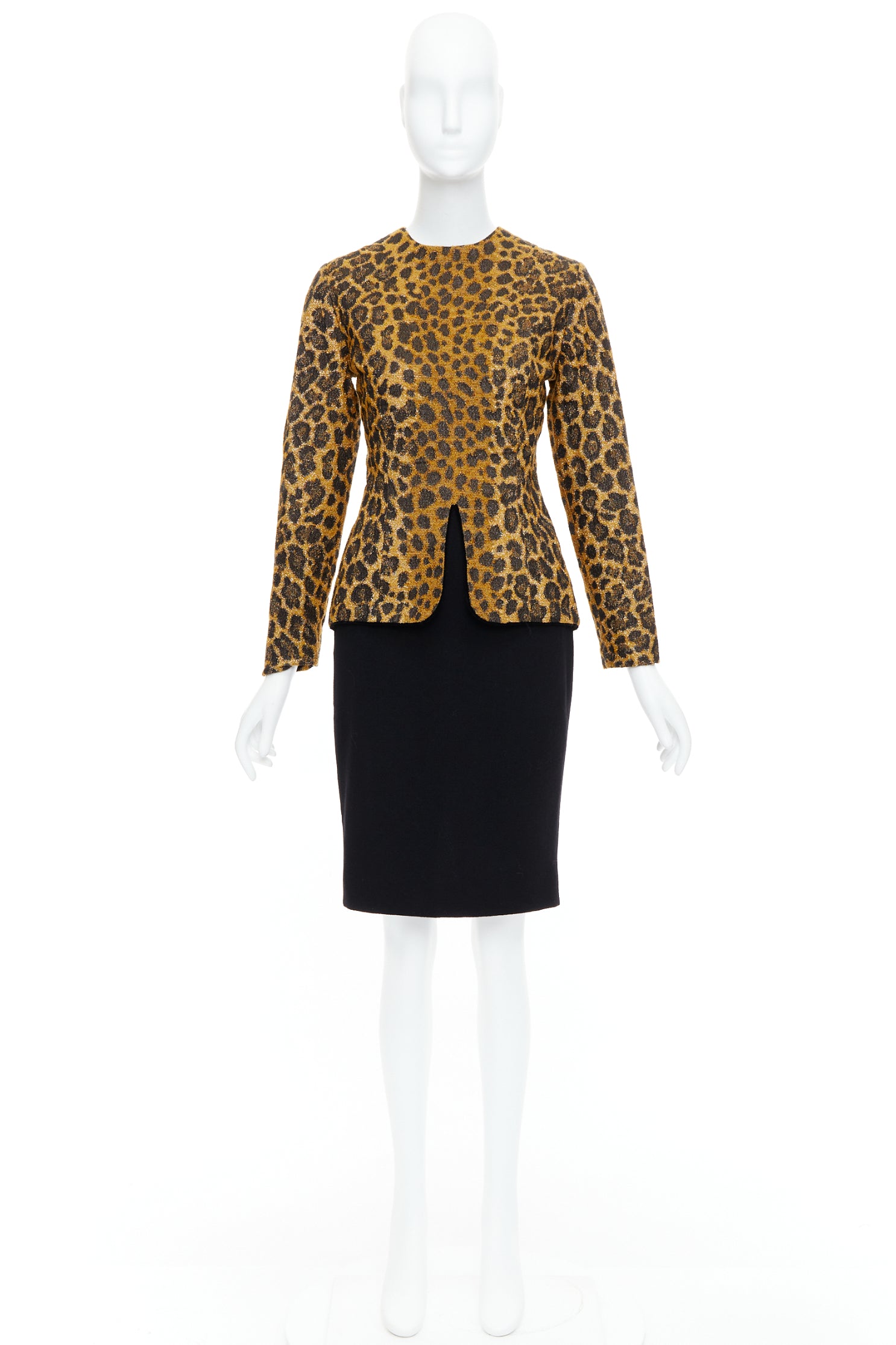 Christian Dior Leopard Sheer Dress - Image 12