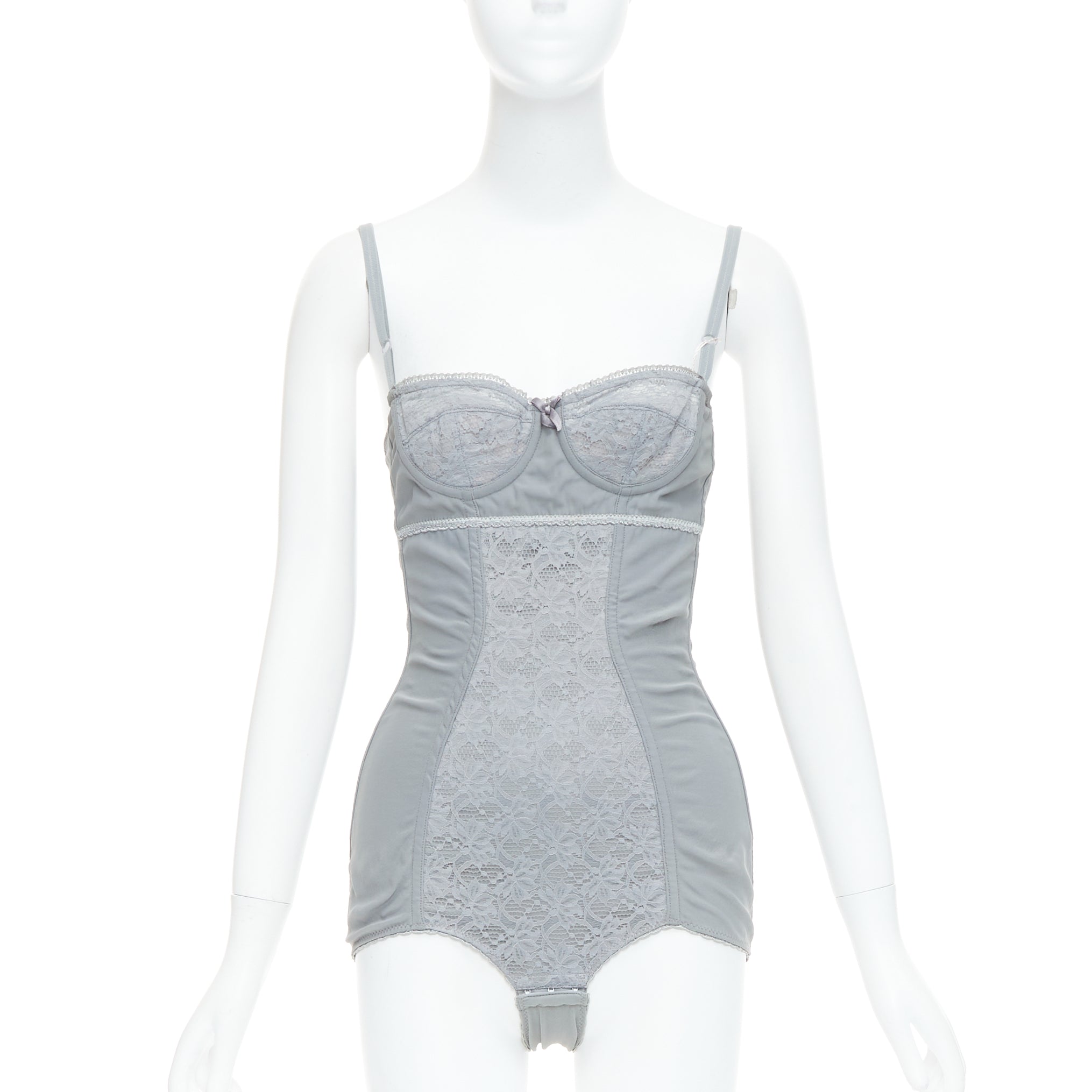 Dolce & Gabbana Bow Lace Bodysuit