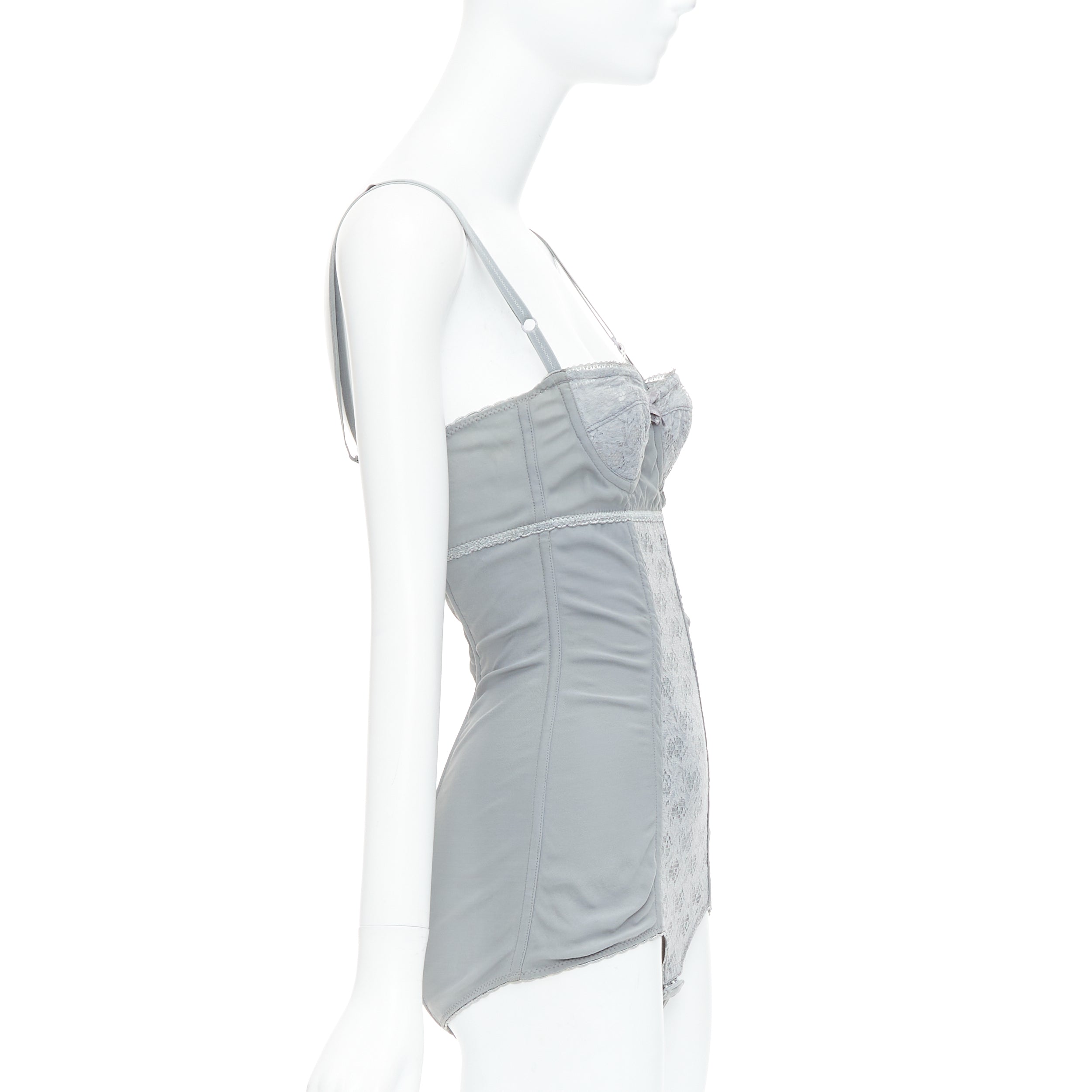 Dolce & Gabbana Bow Lace Bodysuit - 4