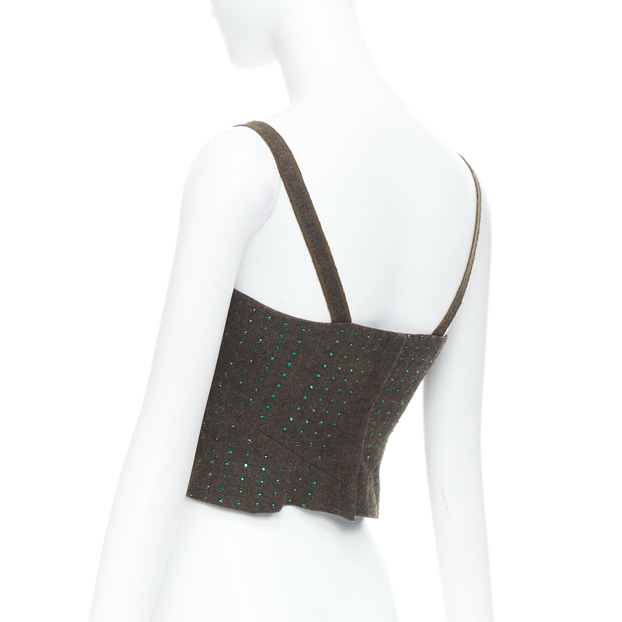 Miu Miu Green Crystal Bustier - Detail 1